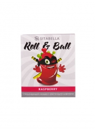 Стимулирующий презерватив-насадка Roll   Ball Raspberry - Sitabella - купить с доставкой в Туле