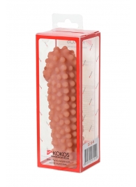 Телесная насадка на фаллос с бугорками KOKOS Extreme Sleeve 10 - 15,8 см. - KOKOS - в Туле купить с доставкой