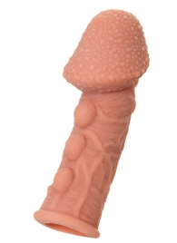 Насадка на фаллос с пузыриками, венками и ребристостью KOKOS Extreme Sleeve 09 - 12,7 см. - KOKOS - в Туле купить с доставкой