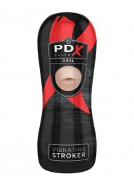 Мастурбатор-ротик Vibrating Oral Stroker - Pipedream - в Туле купить с доставкой