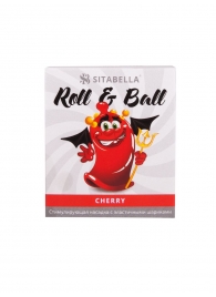 Стимулирующий презерватив-насадка Roll   Ball Cherry - Sitabella - купить с доставкой в Туле