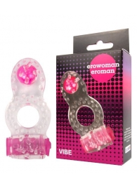 Прозрачное эрекционное кольцо Erowoman-Eroman - Erowoman-Eroman - в Туле купить с доставкой