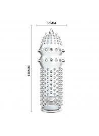 Закрытая прозрачная насадка Crystal sleeve - 14,2 см. - Erowoman-Eroman - в Туле купить с доставкой