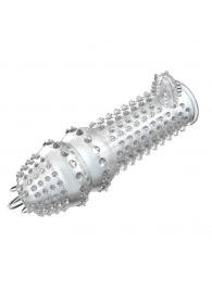 Закрытая прозрачная насадка Crystal sleeve - 14,2 см. - Erowoman-Eroman - в Туле купить с доставкой