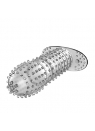 Закрытая прозрачная насадка Crystal sleeve - 12 см. - Erowoman-Eroman - в Туле купить с доставкой