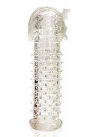 Закрытая прозрачная насадка на пенис Crystal Sleeve Faraon - 13,5 см. - Erowoman-Eroman - в Туле купить с доставкой
