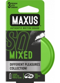 Презервативы в железном кейсе MAXUS Mixed - 3 шт. - Maxus - купить с доставкой в Туле