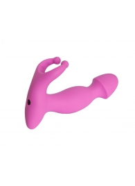 Розовый стимулятор простаты с усиками - 15 см. - 4sexdreaM - в Туле купить с доставкой