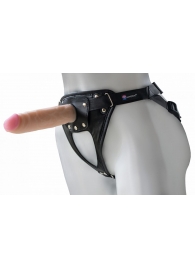 Универсальный мягкий пояс с насадкой Hard brutal BDSM-КОНСУЛ - 17 см. - LOVETOY (А-Полимер) - купить с доставкой в Туле