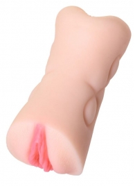 Телесный двусторонний мастурбатор Rich Fruit - вагина и анус - ToyFa - в Туле купить с доставкой