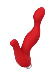Красный силиконовый вибростимулятор простаты Proman - 12,5 см. - ToyFa - в Туле купить с доставкой