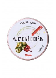 Массажная свеча «Массажный коктейль» с ароматом пина колады - 30 мл. - ToyFa - купить с доставкой в Туле