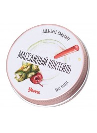 Массажная свеча «Массажный коктейль» с ароматом пина колады - 30 мл. - ToyFa - купить с доставкой в Туле