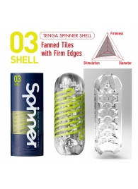 Мастурбатор SPINNER Shell - Tenga - в Туле купить с доставкой