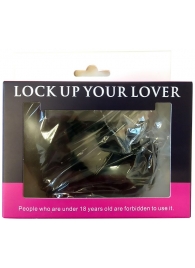 Черные меховые наручники Love с ключиками - Baile - купить с доставкой в Туле