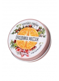 Массажная свеча «Праздника массаж» с ароматом мандарина - 30 мл. - ToyFa - купить с доставкой в Туле