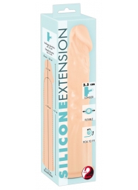 Телесная насадка-удлинитель Silicone Extension - 19 см. - Orion - в Туле купить с доставкой