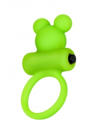 Зеленое виброкольцо на пенис A-Toys - A-toys - в Туле купить с доставкой
