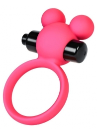 Розовое виброкольцо на пенис A-Toys - A-toys - в Туле купить с доставкой