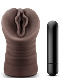 Коричневый мастурбатор-вагина Alexis - Blush Novelties - в Туле купить с доставкой