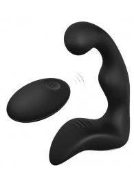 Черный вибромассажер простаты REMOTE BOOTY PLEASER - Dream Toys - в Туле купить с доставкой
