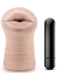 Телесный мастурбатор-ротик Skye - Blush Novelties - в Туле купить с доставкой