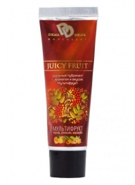 Интимный съедобный лубрикант JUICY FRUIT с ароматом фруктов - 30 мл. - БиоМед - купить с доставкой в Туле