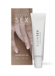 Гель для мастурбации с ароматом кокоса Slow Sex Finger Play Gel - 30 мл. - Bijoux Indiscrets - купить с доставкой в Туле