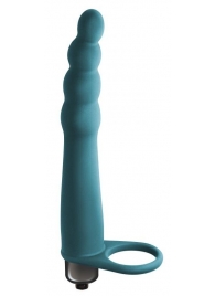 Зеленая вибронасадка для двойного проникновения Bramble - 16,5 см. - Lola Games - купить с доставкой в Туле