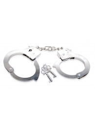 Металлические наручники Beginner s Metal Cuffs - Pipedream - купить с доставкой в Туле