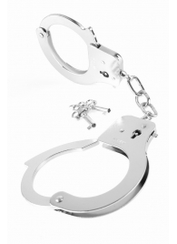 Металлические серебристые наручники Designer Metal Handcuffs - Pipedream - купить с доставкой в Туле