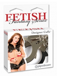 Металлические серебристые наручники Designer Metal Handcuffs - Pipedream - купить с доставкой в Туле