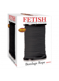 Черная веревка для связывания Bondage Rope - 60,9 м. - Pipedream - купить с доставкой в Туле