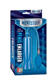 Синяя вакуумная помпа MENZSTUFF PENIS ENLARGER - Dream Toys - в Туле купить с доставкой