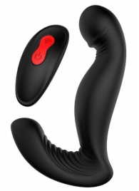 Черный вибромассажер простаты SWIRLING P-PLEASER - Dream Toys - в Туле купить с доставкой