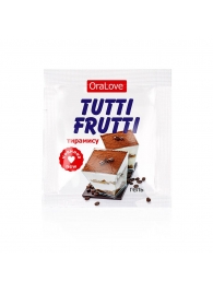 Пробник гель-смазки Tutti-frutti со вкусом тирамису - 4 гр. - Биоритм - купить с доставкой в Туле