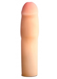 Телесная насадка-удлинитель на пенис PERFORMANCE 1.5INCH COCK XTENDER - 16 см. - Blush Novelties - в Туле купить с доставкой