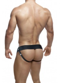 Черный мужской страпон DR. SKIN 6INCH HOLLOW STRAP ON - 16 см. - Blush Novelties - купить с доставкой в Туле