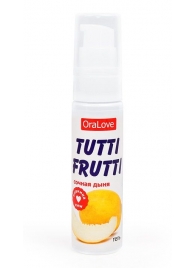 Гель-смазка Tutti-frutti со вкусом сочной дыни - 30 гр. - Биоритм - купить с доставкой в Туле