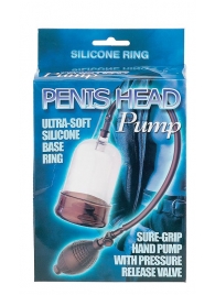 Помпа на головку фаллоса Penis Head Pump - Seven Creations - в Туле купить с доставкой