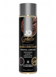 Лубрикант с ароматом шоколада JO GELATO DECADENT DOUBLE CHOCOLATE - 120 мл. - System JO - купить с доставкой в Туле