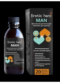 Мужской биогенный концентрат для усиления эрекции Erotic hard Man - 250 мл. - Erotic Hard - купить с доставкой в Туле