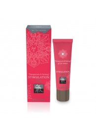 Возбуждающий интимный гель для двоих STIMULATION GEL Pomegranate   Nutmeg - 30 мл. - Shiatsu - купить с доставкой в Туле