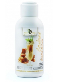 Интимный гель-смазка JUICY FRUIT с ароматом солёной карамели - 100 мл. - БиоМед - купить с доставкой в Туле