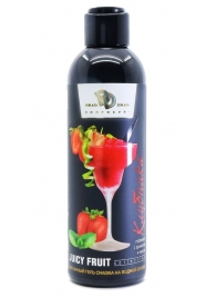 Интимный гель-смазка JUICY FRUIT с ароматом клубники - 200 мл. - БиоМед - купить с доставкой в Туле