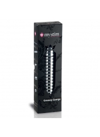 Рельефный фаллос для интенсивного электросекса Groovey George - 20 см. - MyStim - купить с доставкой в Туле