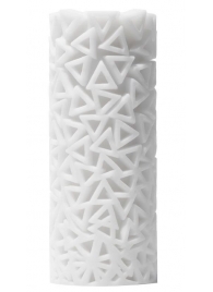 Белый 3D мастурбатор PILE - Tenga - в Туле купить с доставкой