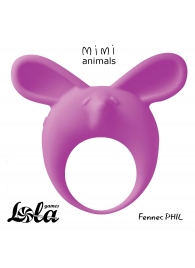 Фиолетовое эрекционное кольцо Fennec Phil - Lola Games - в Туле купить с доставкой