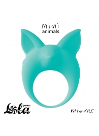 Зеленое эрекционное кольцо Kitten Kyle - Lola Games - в Туле купить с доставкой