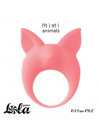 Оранжевое эрекционное кольцо Kitten Kyle - Lola Games - в Туле купить с доставкой